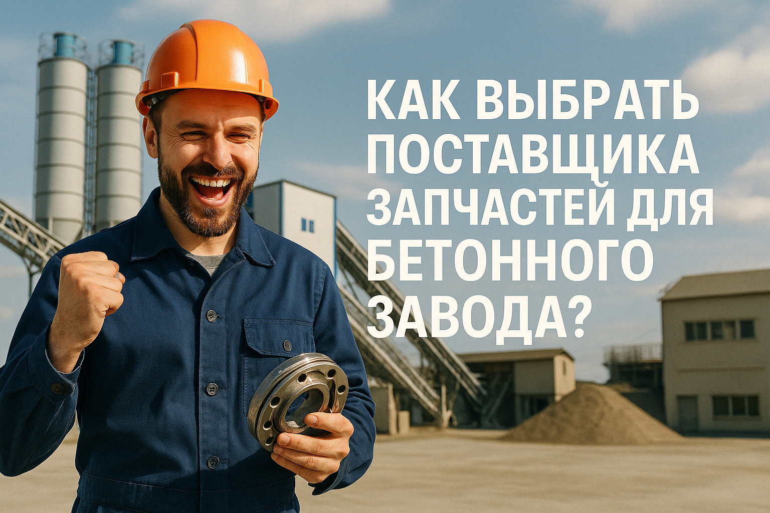 Как выбрать поставщика запчастей для бетонного завода: 8 шагов к успеху вашего бизнеса