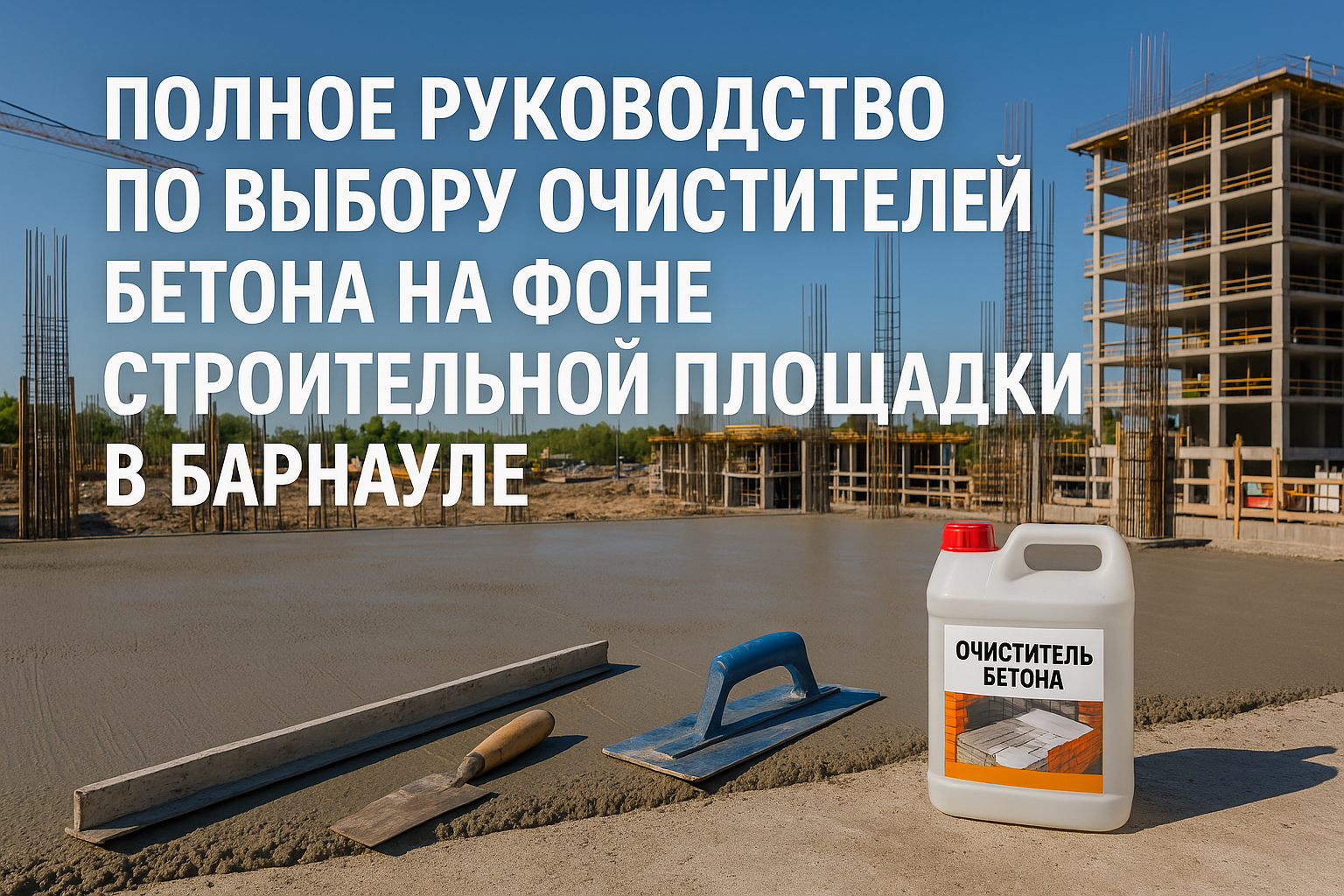 Лучшие очистители бетона в Барнауле: как выбрать и использовать для идеального результата