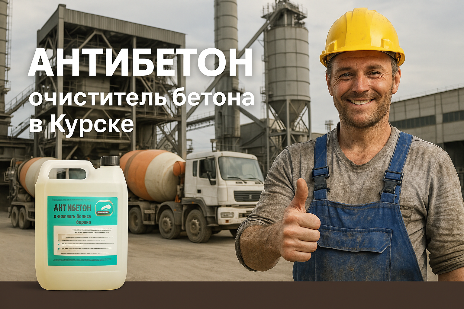 Очиститель бетона в Курске: как Антибетон решит вашу проблему с загрязнениями и сэкономит время