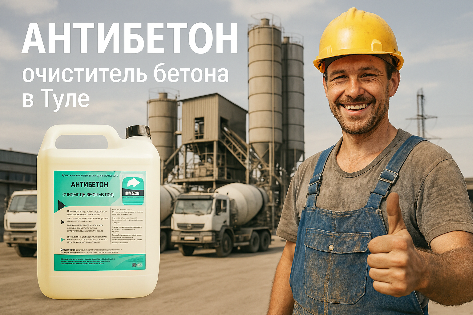 Очиститель бетона в Туле: как Антибетон быстро решит вашу проблему загрязнений и сэкономит деньги