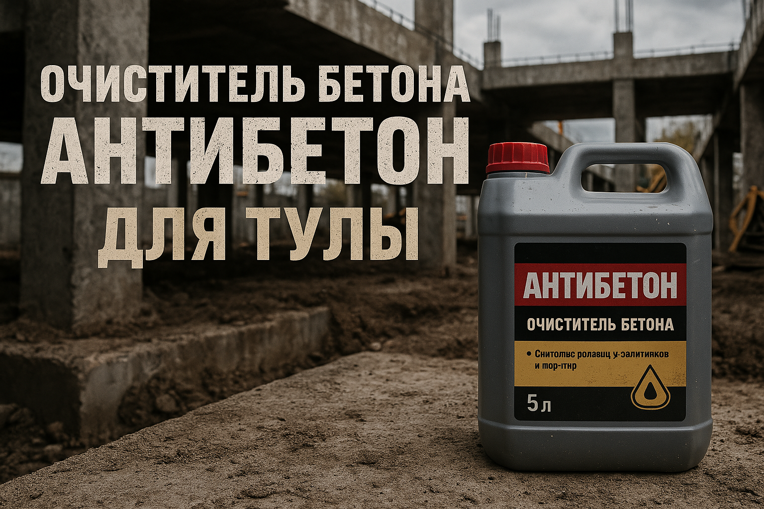 Очиститель бетона в Туле: как "Антибетон" спасает технику и экономит ваши деньги