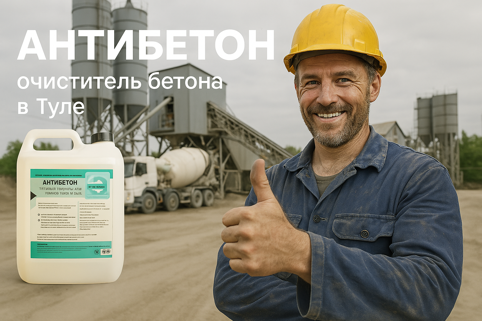 Очиститель бетона в Туле: Как «Антибетон» спасает ваши инструменты и экономит время