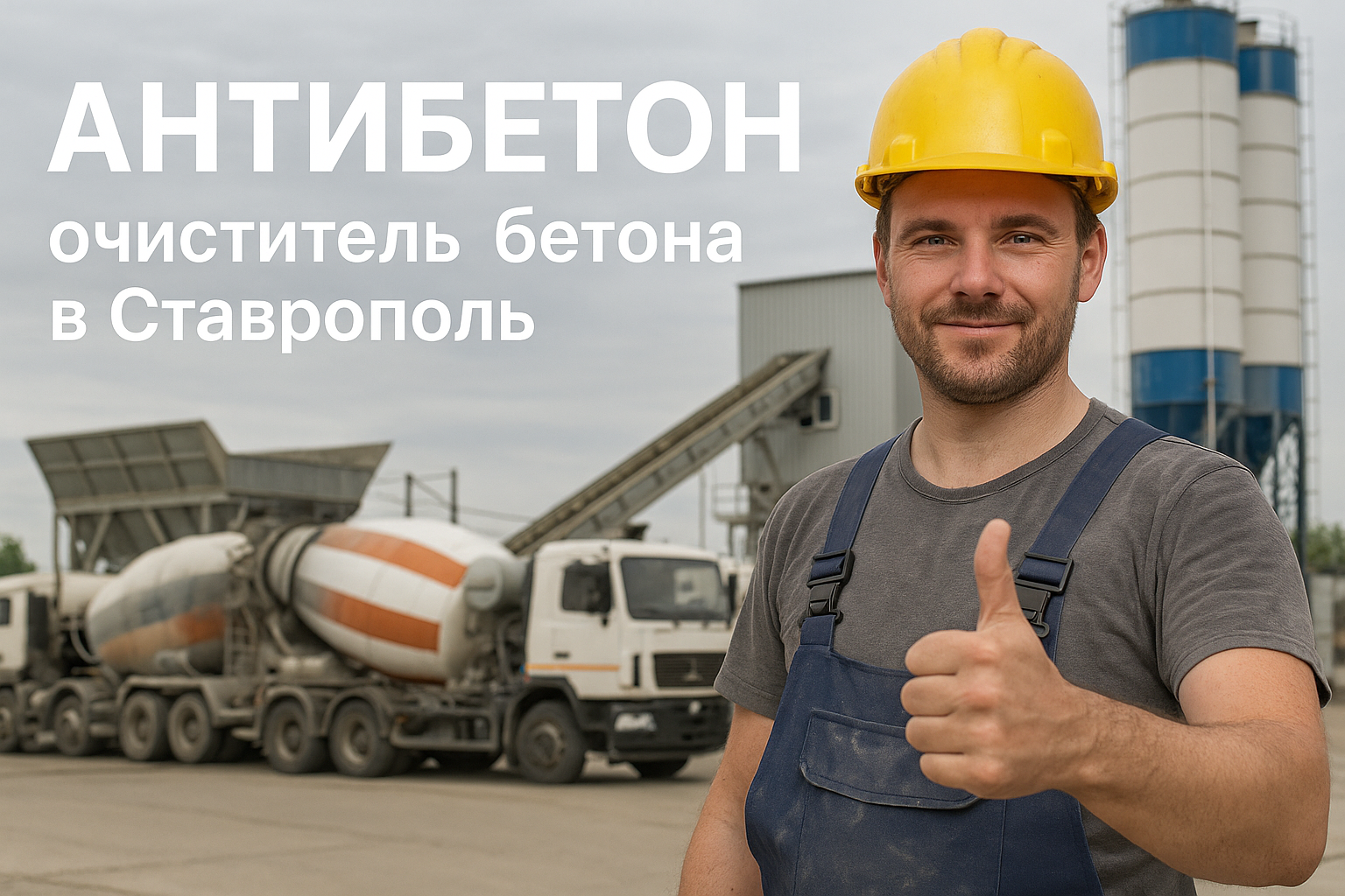 Очиститель бетона в Ставрополе: как спасти инструменты и сократить расходы на 70% с антибетоном