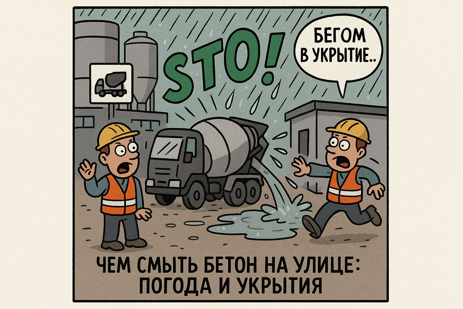 Советы по выбору средств для смыва бетона на улице, включая информацию о безопасности и эффективных методах удаления загрязнений.
