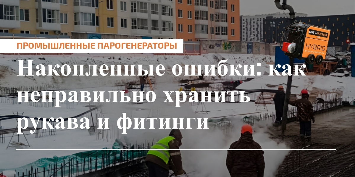Нормы хранения рукавов высокого давления и фитингов: температура +10…+21°C, защита от влаги, заглушки и защитные коробки на стеллажах